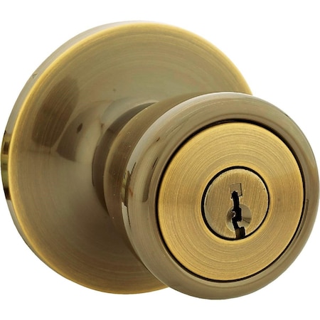 Steel Pro Antique Brass Entry Door Knob TR800B